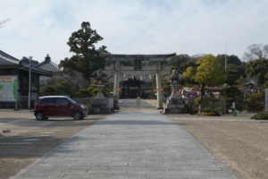 誉田八幡宮から明けましておめでとうございます